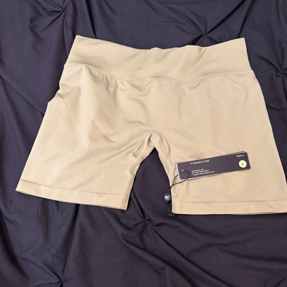 YoungLA Women's green Bike Shorts Size Large